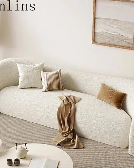 nordic living room Sofas minimalist lazy luxury europe Sofas family white salas y sofas muebles elegantes modernos Furniture