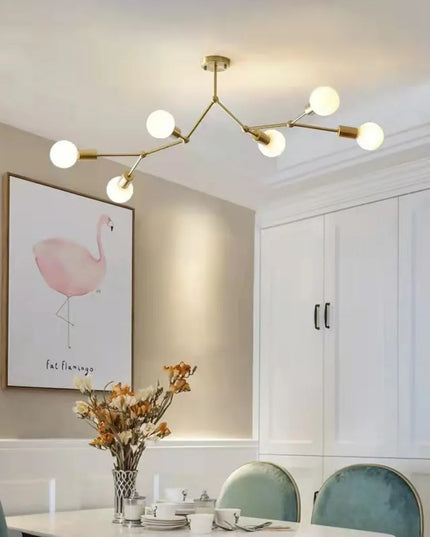 Modern Loft LED Chandelier Light Tree Branch Chandelier Lamp Decorative Chandelies Ceiling Hanglight for Kitchen Living Room