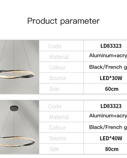 Modern Light Luxury Villa LED Chandelier Italian Art Living Room Hotel Restaurant Kitchen Home Decoration Lighting Fixtures