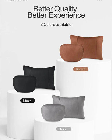 OASATE New 2.0 Car Headrest Neck Pillow Support Seat / Maybach Design S Class Soft Universal Adjustable Car Neck Waist Pillows