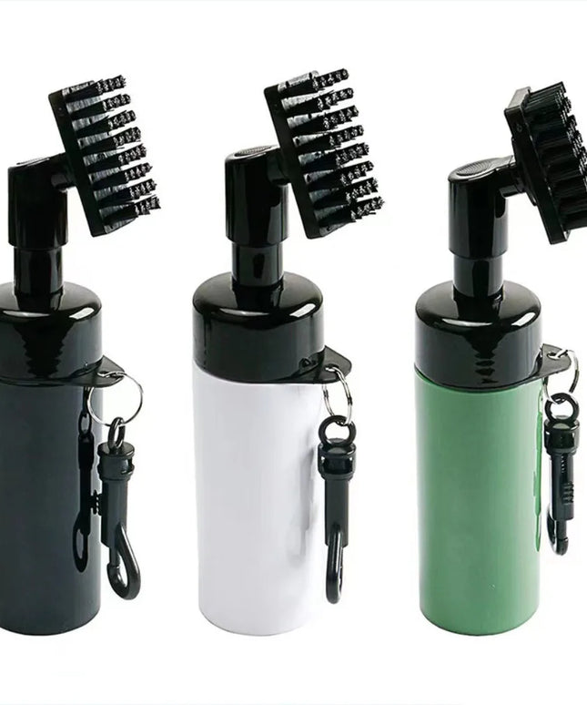 Golf Club Groove Cleaner Brush With Leakproof Spray Bottle Automatic Water Professional Golf Cleaning Kit Portable Golf Tools