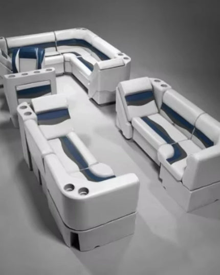 Aluminum Pontoon Boat Furniture CE Certified Best Seats Sofa for Lake River Surfing Rowing Boats