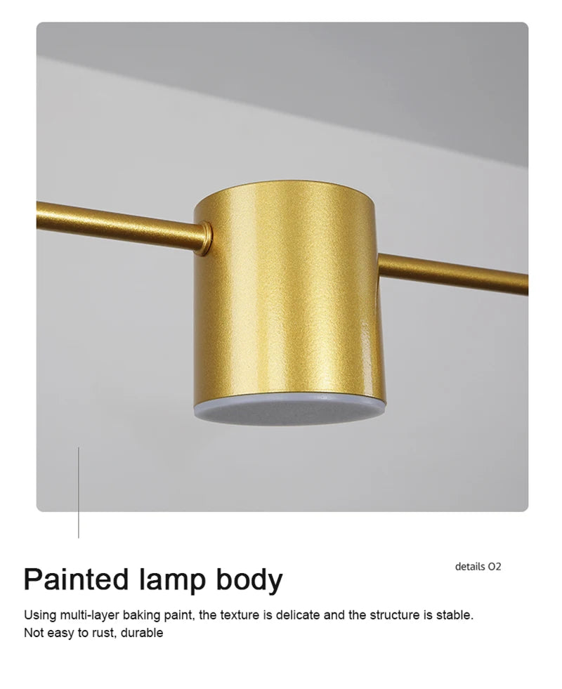 Modern LED Ceiling Chandelier Indoor Lighting Dining Table Chandelier Pendant Hanging Light Living Room Decoration Kitchen Lamp