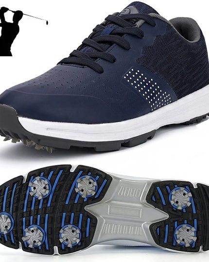 Waterproof Golf Shoes for Men Spikeless Outdoor Golf Sport Training Sneakers Classic Mens Golf Trainers Big Size 13 14