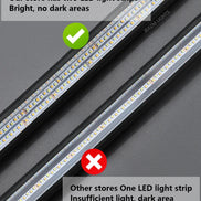 Modern LED linear chandelier for dining room office white bar pendant lights kitchen island lighting black minimalist lamp