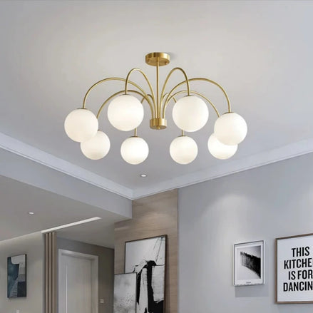 Modern E27 LED Chandelier Light  For Living Room Bedroom Dining Table Kitchen Study Ceiling Pendant Lamps Lustre Home Decoration