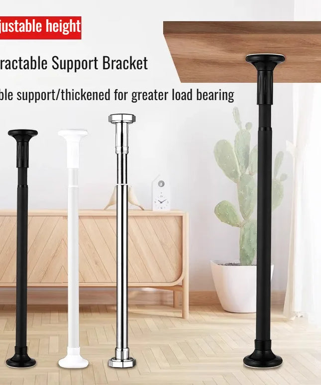 Stainless Steel Furniture Anti-fall Pull Rod Adjustable Exble Support Rod Jack Type Desk Cabinet Support Leg for Kitchen Sink
