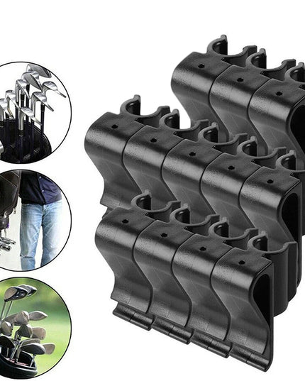 Premium 12pcs Sports Golf Bag Clip On Putter Clamp Holder Putting Organizer Club Golf Club Grips Golf Equipment
