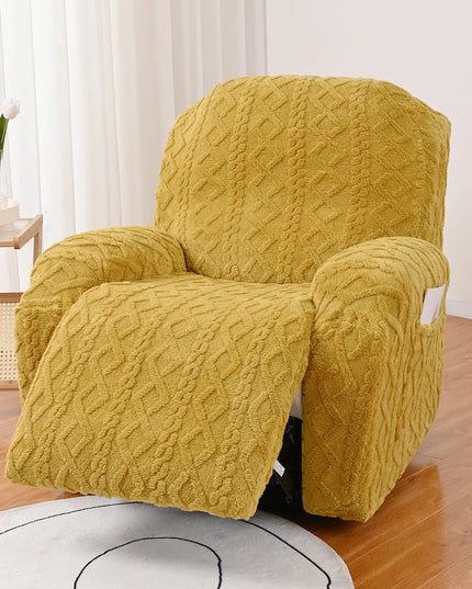 4/6/8pcs a set, double-sided jacquard braid Chivas sofa cover, elastic soft sofa recliner cover decorative protection