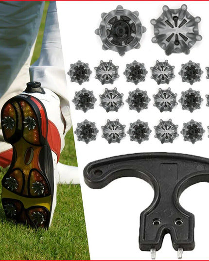 20pcs Golf Shoes Spikes Fast Twist Studs Cleats for Footjoy Golf Shoes