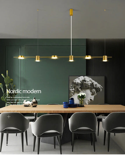 Modern LED Ceiling Chandelier Indoor Lighting Dining Table Chandelier Pendant Hanging Light Living Room Decoration Kitchen Lamp