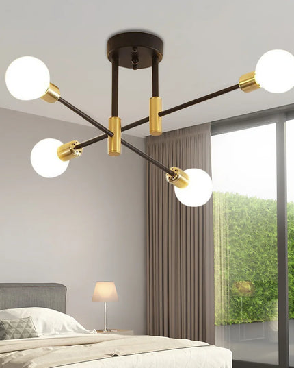 Chandeliers Retro Lighting Fixture Decoration Light Lustre Hanging Lamps Pendant Ceiling Led Chandelier Lamp Dinning Room Luxury
