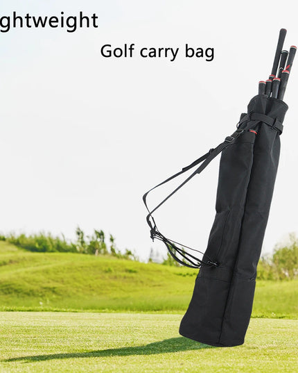 Lightweight Golf Carry Bag with Adjustable Shoulder Strap - Holds 8-10 Clubs, Foldable Portable Golf Bag with Multiple Compartme