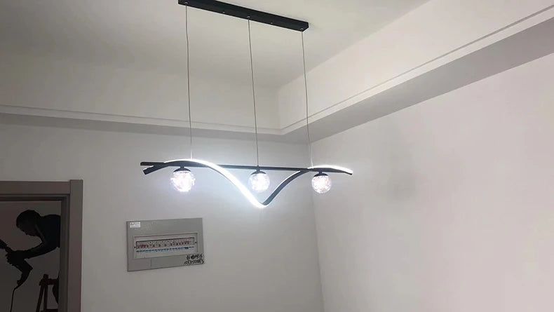 New Modern Led Chandelier For Living Room Dining Room Kitchen Ceiling Pendant Lights Nordic Minimalist Dining Tables Lamps