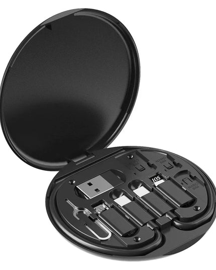 Multi USB Type C to C 60W Charging Adapter Cable Kit USB C to Lighting Conversion Set USB A & Type C to Micro/Type C/Lighting