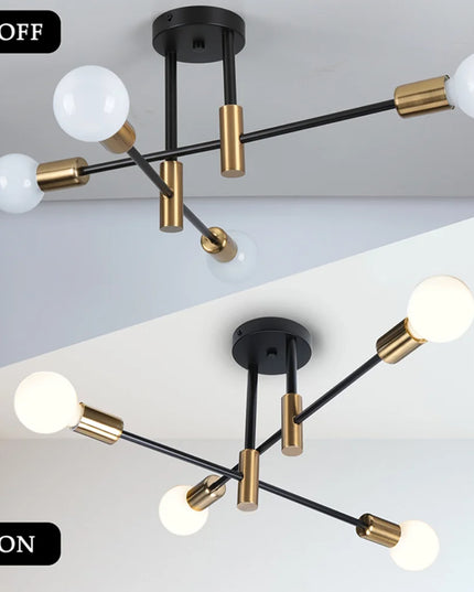 Chandeliers Retro Lighting Fixture Decoration Light Lustre Hanging Lamps Pendant Ceiling Led Chandelier Lamp Dinning Room Luxury