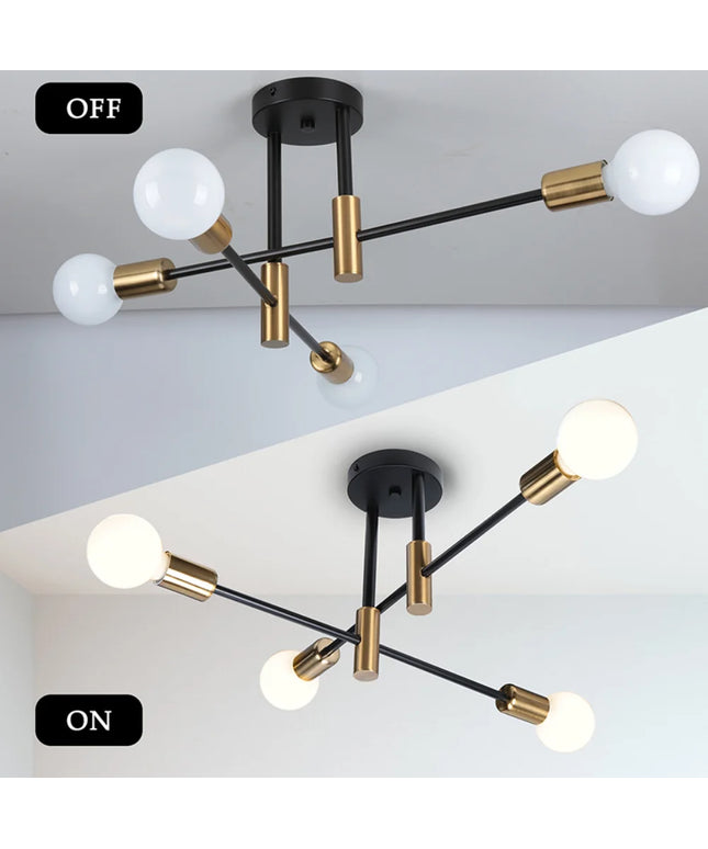Chandeliers Retro Lighting Fixture Decoration Light Lustre Hanging Lamps Pendant Ceiling Led Chandelier Lamp Dinning Room Luxury