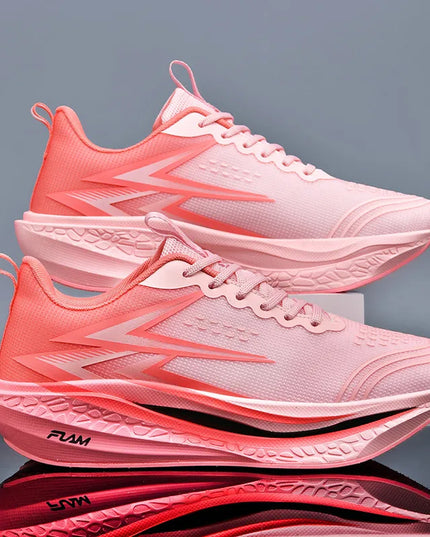 Running Shoes Speciality Marathon Men Sports Breathable Lightweight Carbon Board Women's Comfortable Athletic Nonskid Sneakers