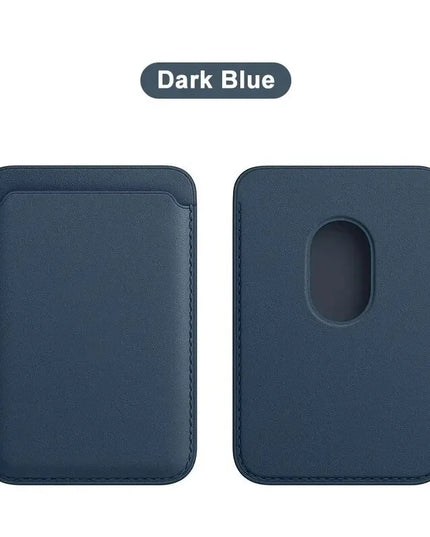 For Magsafe Magnetic Leather Wallet Case For iPhone  17 16 15 14 13 12 11 8  Samsung Huawei Card Holder with Magnet Covers