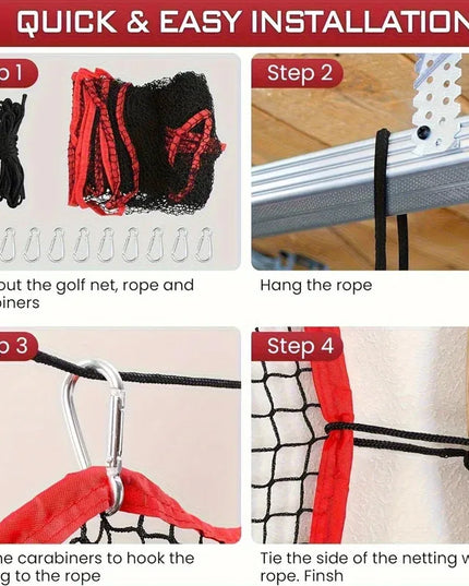 Golf Net、10x10Foot Golf Practice Net and Sports Net、High Impact Golf Hitting Barrier Net、Heavy Duty Golf Ball Net，