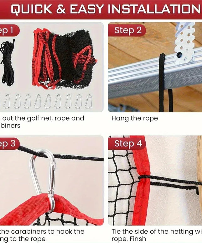 Golf Net、10x10Foot Golf Practice Net and Sports Net、High Impact Golf Hitting Barrier Net、Heavy Duty Golf Ball Net，