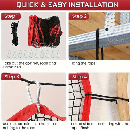 Golf Net、10x10Foot Golf Practice Net and Sports Net、High Impact Golf Hitting Barrier Net、Heavy Duty Golf Ball Net，