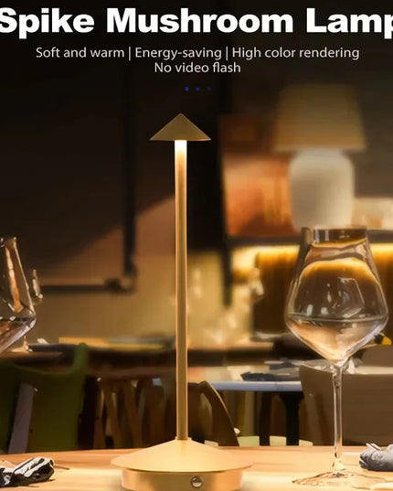 Cordless Table Lamps Rechargeable LED Desk Lamp Outdoor Waterproof Portable Touch Dimmable NightLight for Restaurant DiningHome