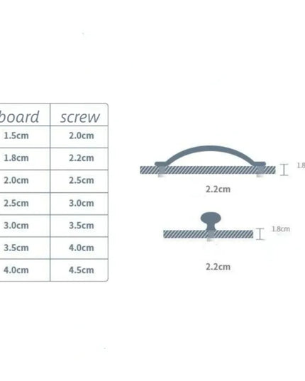 Hidden Handles for Furniture Kitchen Cabinet Handles Minimalist Wardrobe Cupboard Drawer Knobs Aluminum Alloy Furniture Handles