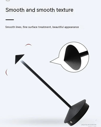 Rechargeable Table Lamp Creative Dining Touch Led Hotel Bar Coffee Pina Pro Table Lamp Lampada Da Tavolo Decorative Desk Lamp