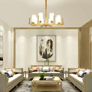 Modern Modern Led Chandelier Nordic Living Room Lamp Retro Simple Dining Room Decoration Iron Art LED Hanging Lamps Pendant Ligh