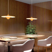 Modern Restaurant LED Chandelier Ceiling Pendant Light Dining Table Hanging Lamp Home Decor 1 Head UFO Indoor Lighting Fixture