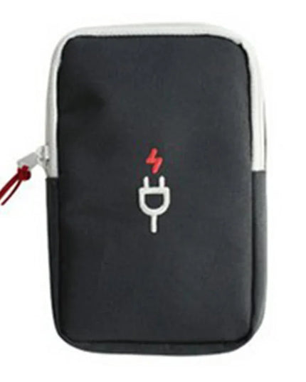 Portable Travel Gadget Organizer Bag Digital Cable Bag Electronics Accessories Storage Carrying Case Pouch for USB Power Bank