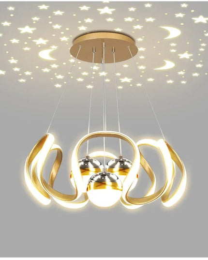 Modern Stylish Lustre LED Chandelier Art Design Pendant Light Living Kitchen Ceiling Lamps Home Room Decoration Lighting Fixture