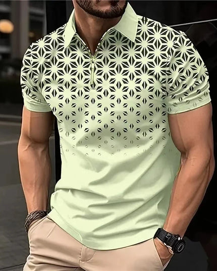 Men's Polo Shirts Golf Shirt Button Up Breathable Quick Dry Moisture Wicking Short Sleeve Mans Clothes Summer Tennis Sportswear
