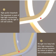 Modern LED Ceiling Chandelier Dining Table Indoor Lighting Chandeliers Kitchen Pendant Light Living Room Decoration Hanging Lamp