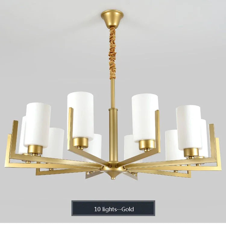 Modern Modern Led Chandelier Nordic Living Room Lamp Retro Simple Dining Room Decoration Iron Art LED Hanging Lamps Pendant Ligh