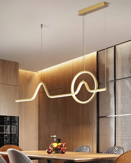 Modern LED Ceiling Chandelier Dining Table Indoor Lighting Chandeliers Kitchen Pendant Light Living Room Decoration Hanging Lamp