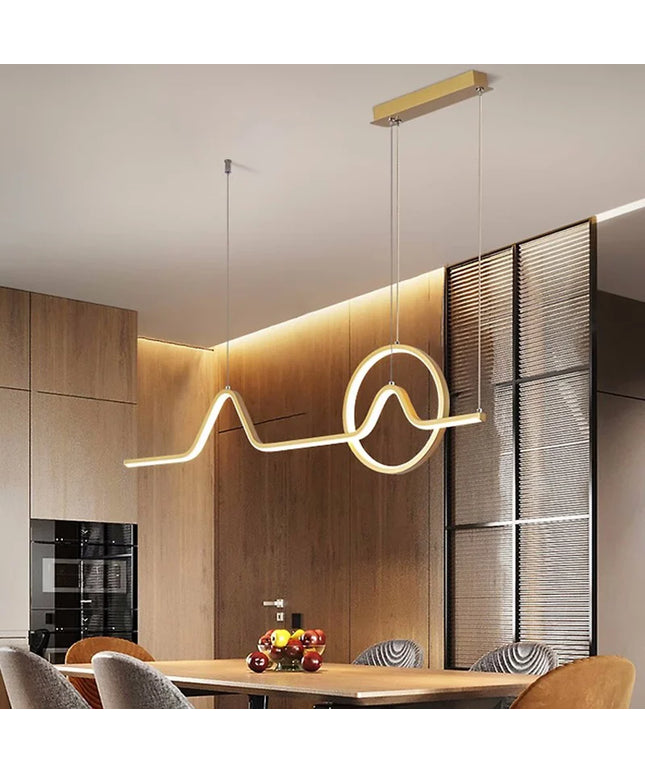 Modern LED Ceiling Chandelier Dining Table Indoor Lighting Chandeliers Kitchen Pendant Light Living Room Decoration Hanging Lamp