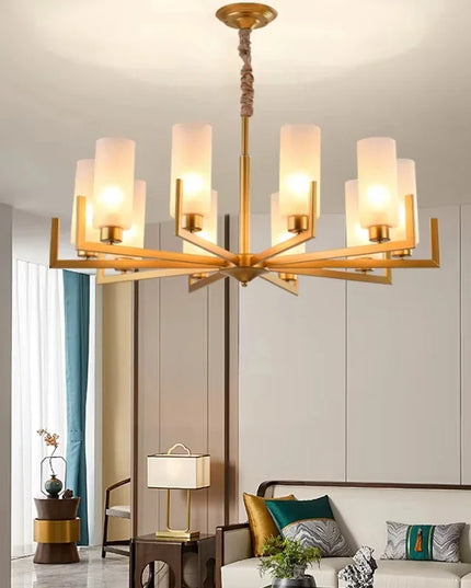 Modern Modern Led Chandelier Nordic Living Room Lamp Retro Simple Dining Room Decoration Iron Art LED Hanging Lamps Pendant Ligh