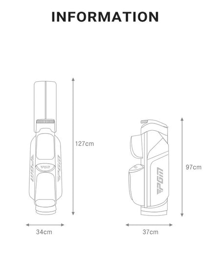 PGM Golf Bags Multi-Function Waterproof Anti-collision Retention Mechanism Large Capacity Travel Bags QB134