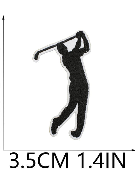 GOLF Emblem Clothing Accessories Badge Sticker Embroidered Embroidery Sticker Iron-on Patches