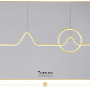 Modern LED Ceiling Chandelier Dining Table Indoor Lighting Chandeliers Kitchen Pendant Light Living Room Decoration Hanging Lamp