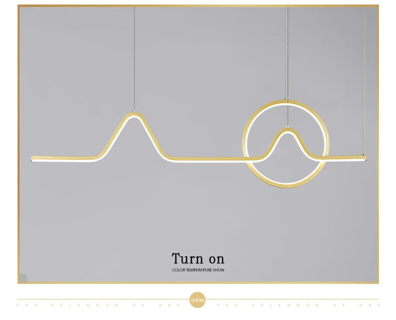 Modern LED Ceiling Chandelier Dining Table Indoor Lighting Chandeliers Kitchen Pendant Light Living Room Decoration Hanging Lamp