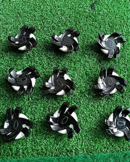 Golf Shoe Spikes Replacements 12 Pieces Footwears Anti Slip Golf Cleat Quick Twist Golf Spikes Golf Cleats Portable Wrench Screw