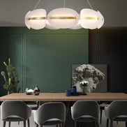 Modern leaf chandelier luxury designer Acrylic ring light Dining Room Home Bedroom Kitchen Hanging Lights Decor sofa living room