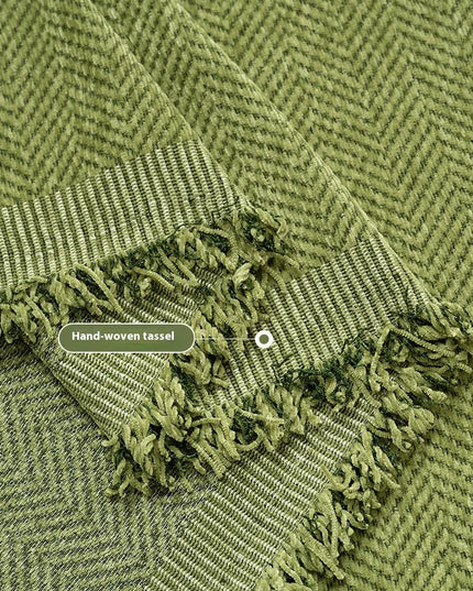 Home Sofa Cover With Tassel Living Room Sofas Blanket Cover Sofa Cover Seat 3 Seater Sofa Blanket Cover Beige