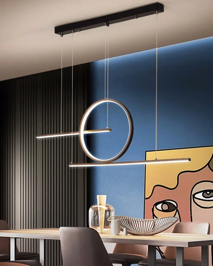 Modern LED Ceiling Chandelier Dining Table Indoor Lighting Chandeliers Kitchen Pendant Light Living Room Decoration Hanging Lamp