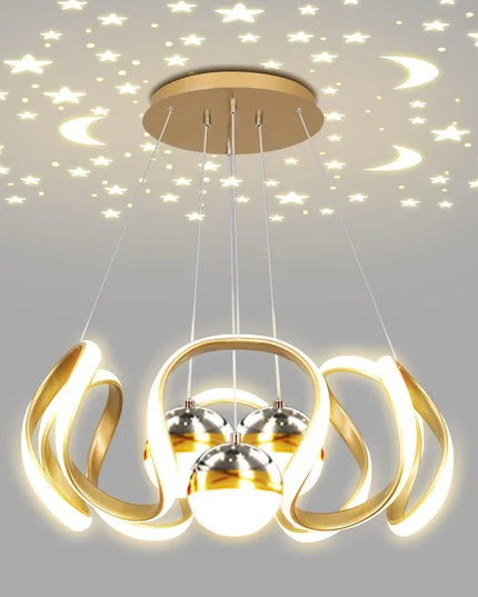 Modern Stylish Lustre LED Chandelier Art Design Pendant Light Living Kitchen Ceiling Lamps Home Room Decoration Lighting Fixture