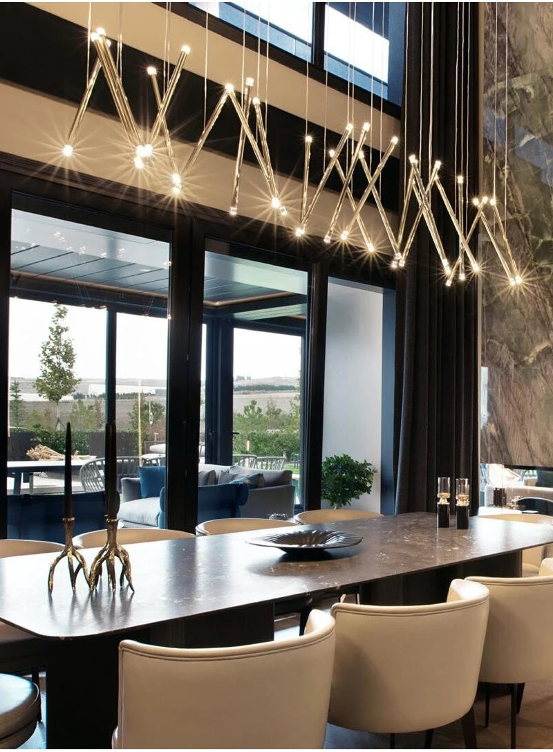 Modern Home Decoration Led Ceiling Chandelier Kitchen Stairs Lighting Lamp Living Room Decor Designer Chandeliers Dining Loft