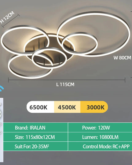 Modern LED Ceiling Chandelier Lighting For Home Living Study Room Bedroom Dimmable Ceiling lamp Indoor Lighting decoration Lamps
